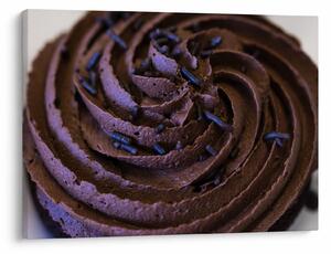 Tablou - Cupcake din ciocolată (70x50 cm)