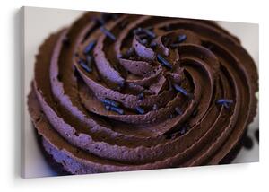 Tablou - Cupcake din ciocolată (90x60 cm)