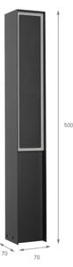 Lampă LED de exterior MODO LED/8W/230V 4000K IP54 50 cm neagră