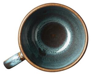 Cană din gresie ceramică Villeroy & Boch Like Lave, 400 ml, turcoaz - maro