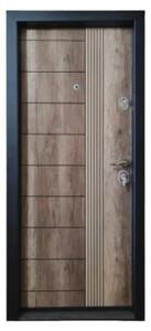 Usa metalica de apartament cu izolatie si vizor Novo Doors First Class NDFC17, Deschidere Stanga Dreapta, Dimensiune 200X88 cm, Tabla 1.2 mm, Kit complet, Sonoma (Sens deschidere: Stanga)