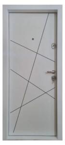 Usa metalica de apartament cu izolatie si vizor Novo Doors First Class NDFC20, Deschidere Stanga Dreapta, Dimensiune 200X88 cm, Tabla 1.2 mm, Kit complet, Alb (Sens deschidere: Stanga)