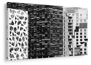 Tablou cu arhitectura alb neagră (90x60 cm)