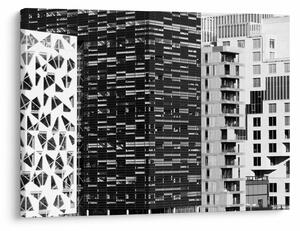 Tablou cu arhitectura alb neagră (70x50 cm)