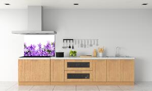 Panou sticlă decorativa bucătărie clopote violet