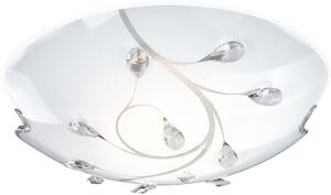 Globo Lighting Burgundy plafon 3x60 W alb-opal 40404-3