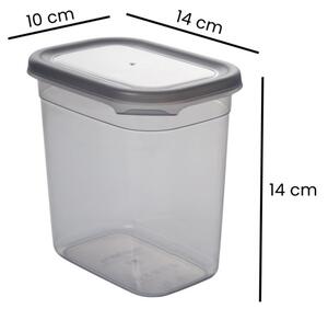 Set 12 recipiente alimentare , UnicUtil, Premium Stylish, Antracit