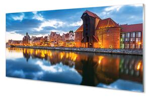 Panouri de sticlă clădiri fluviale Gdańsk