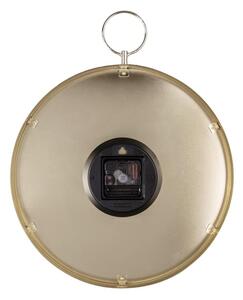 Ceas din metal pentru perete Karlsson Hook, ø 34 cm, negru