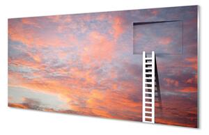 Tablouri acrilice Ladder apus de soare cer
