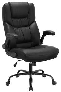 Scaun Directorial Piele Ecologica Galaxy Negru