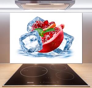 Sticlă printata bucătărie gheață rodie