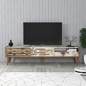 Valensiya - Walnut, White, Marble
