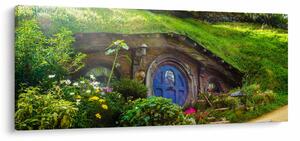 Tablou - Orasul Hobitin (120x50 cm)