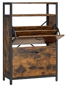 Pantofar, Vasagle, Negru , 60x30x95 cm