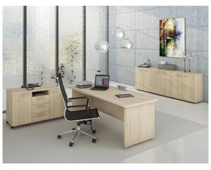 Set mobilier de birou TopOffice 3, lemn de plutire