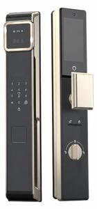 Mâner smart Vetrolock cu cameră, recunoaștere facială, scanare palmă, amprentă, cod, card și Wi-Fi, negru