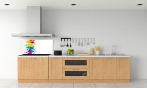 Panou perete bucătărie cuburi de culoare