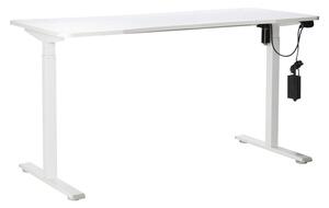 Masa electrica ajustabila Table alb 140x60x72 cm