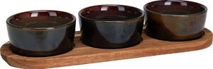 Set de servire EH Torrente, 4 buc, verde, 29 x 10cm