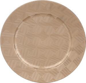 Farfurie mat Golden Square, 33 cm