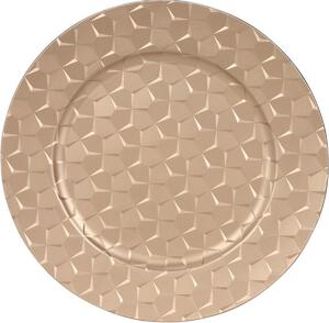 Suport farfurie Golden Pentagon, 33 cm