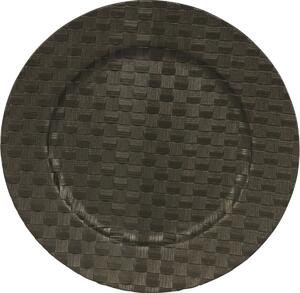 Suport farfurie mat Black Weaving, 33 cm