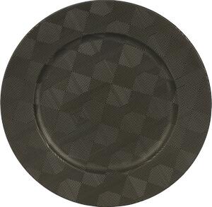 Farfurie mată Black Square, 33 cm