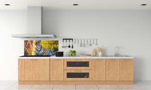 Sticlă pentru bucătărie Portret de un tigru