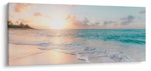 Tablou - Plaja de vis (120x50 cm)