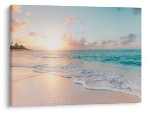 Tablou - Plaja de vis (70x50 cm)
