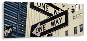 Tablou - New York ONE WAY (120x50 cm)