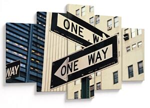 Tablou - New York ONE WAY (150x105 cm)