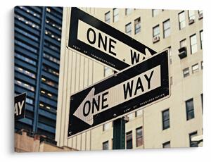 Tablou - New York ONE WAY (70x50 cm)