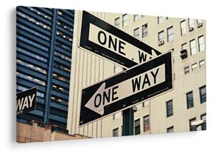 Tablou - New York ONE WAY (90x60 cm)