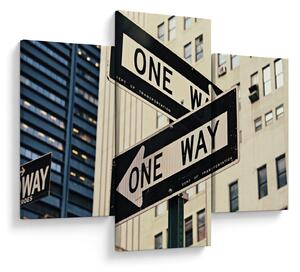 Tablou - New York ONE WAY (90x60 cm)