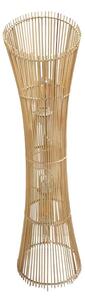 Lampadar Gion E27 bambus culoare naturala 29.5x29.5x118 cm