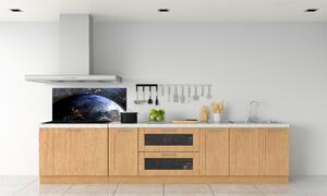 Sticlă printata bucătărie Planeta Pământ