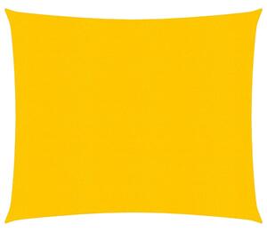 Pânză parasolar, galben, pătrat, 4x4 m HDPE, 160 g/m²