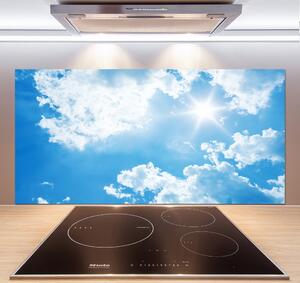 Sticlă pentru bucătărie Nori pe cer