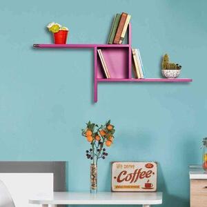Raft de perete Adore Windmill cu 3 Compartimente, 100x50x18 cm
