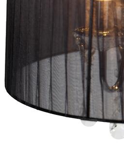 Candelabru crom cu negru 80 cm 6 lumini - Ann-Kathrin