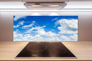 Panou sticlă bucătărie Nori pe cer