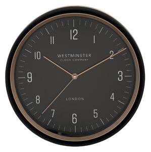 Ceas de perete pentru bucatarie SVEN, negru, Ø 29 cm