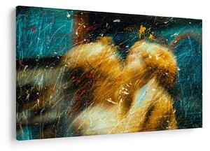 Tablou - Îngerii sărutăndu-se (90x60 cm)