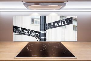 Panou de bucătărie semn Wall Street