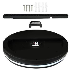 Milagro Lighting Plafonieră LED Marlon, Ø 40 cm, negru, plastic, IP54, Negru, Baie, Plastic, Modern