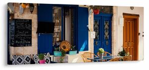 Tablou - ședere în Grecia (120x50 cm)