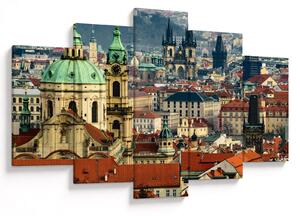 Tablou - Panorama din Praga (150x105 cm)