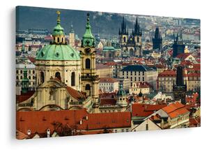 Tablou - Panorama din Praga (90x60 cm)